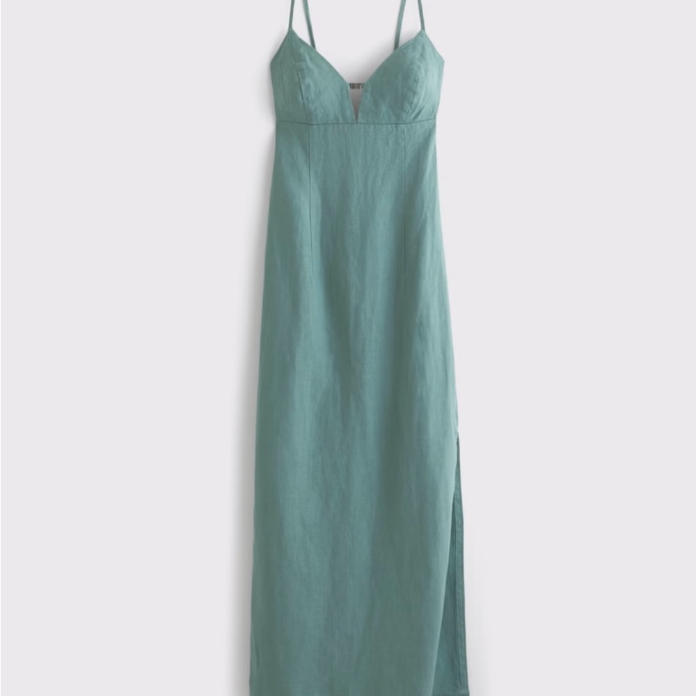 Abercrombie & Fitch Teal Maxi Dress